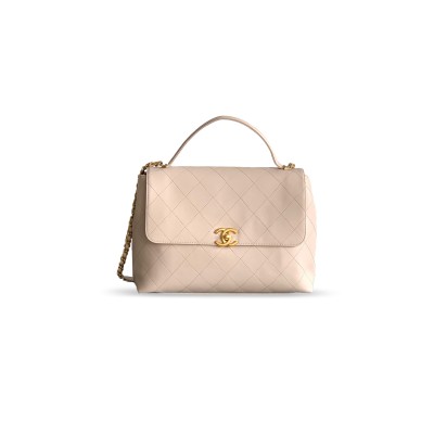 CHANEL MAXI FLAP BAG WITH TOP HANDLE AS5543 (37*26*10cm)